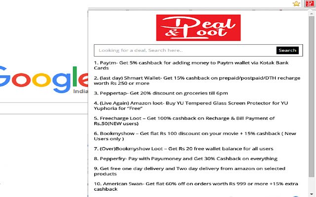 DealnLoot Alerts  from Chrome web store to be run with OffiDocs Chromium online