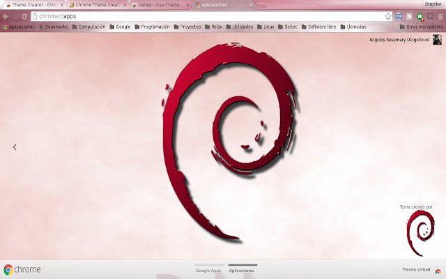 Debian Linux  from Chrome web store to be run with OffiDocs Chromium online