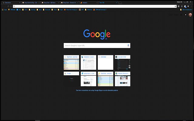 Deep Dark  from Chrome web store to be run with OffiDocs Chromium online