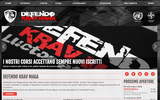 Defendo Krav Maga aus dem Chrome-Webshop wird mit OffiDocs Chromium online ausgeführt