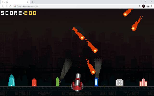 Chrome ウェブストアから Defend The City Meteors ゲームを OffiDocs Chromium オンラインで実行