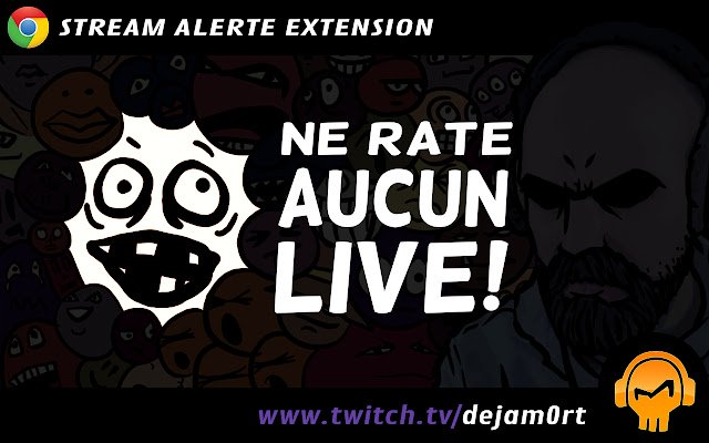 dejam0rt Alerte Twitch Live  from Chrome web store to be run with OffiDocs Chromium online