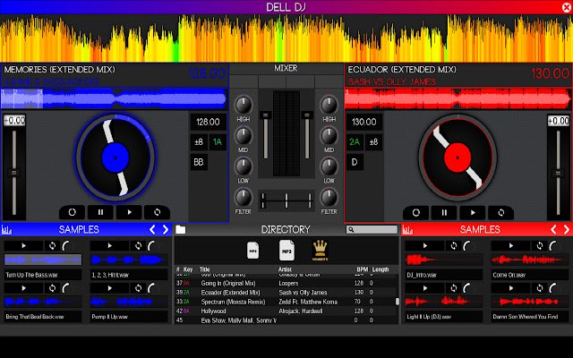 Dell DJ  from Chrome web store to be run with OffiDocs Chromium online