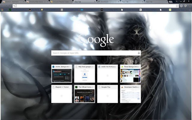 Demon  from Chrome web store to be run with OffiDocs Chromium online