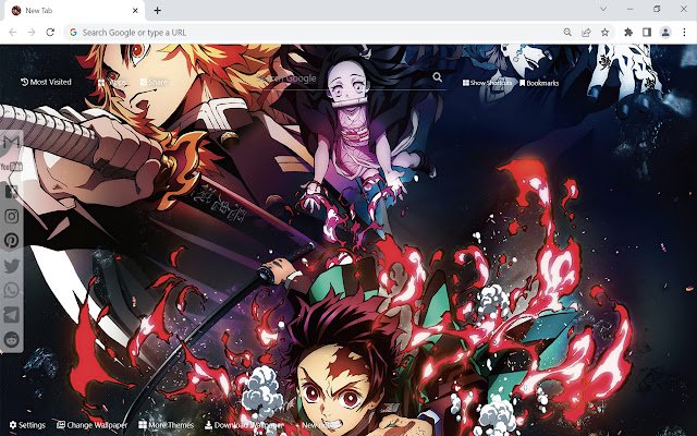 Demon Slayer Mugen Train Wallpaper  from Chrome web store to be run with OffiDocs Chromium online