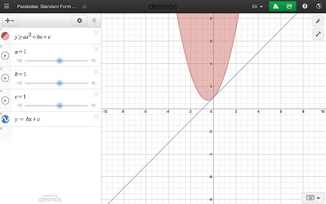 Desmos Graphing Calculator  from Chrome web store to be run with OffiDocs Chromium online