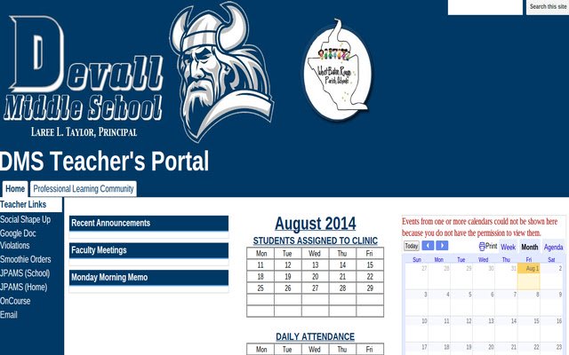 Devall Teachers Portal  from Chrome web store to be run with OffiDocs Chromium online