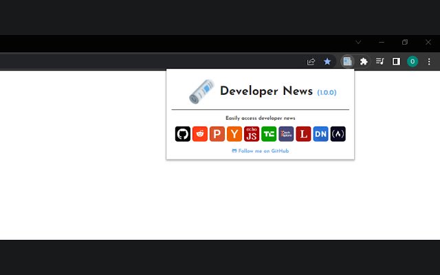 Developer News  from Chrome web store to be run with OffiDocs Chromium online