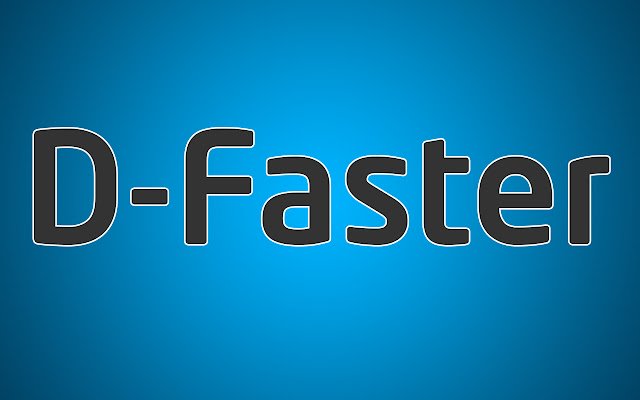 D Faster (s)  from Chrome web store to be run with OffiDocs Chromium online