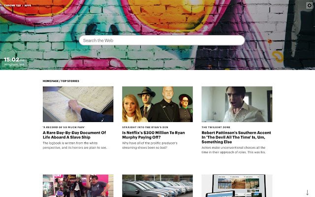 Digg New Tab Extension  from Chrome web store to be run with OffiDocs Chromium online