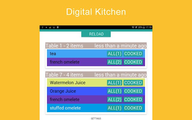 Digital Kitchen  from Chrome web store to be run with OffiDocs Chromium online