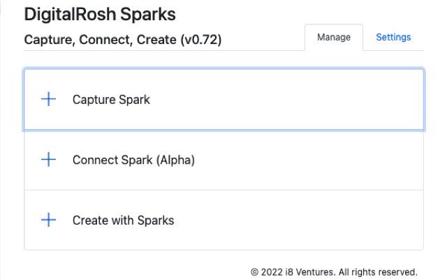 Digital Rosh Sparks Capture Tool  from Chrome web store to be run with OffiDocs Chromium online