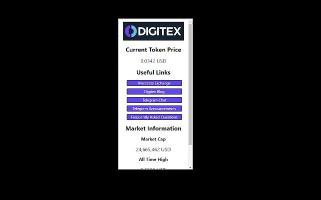 Digitex Futures Tracker  from Chrome web store to be run with OffiDocs Chromium online