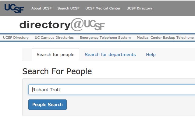 directory.ucsf.edu Focus  from Chrome web store to be run with OffiDocs Chromium online