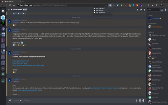 Discord Enhancer  from Chrome web store to be run with OffiDocs Chromium online