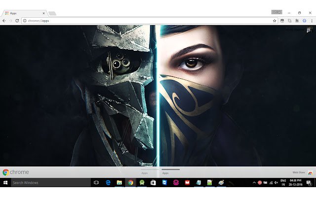 Dishonored 2 Theme  from Chrome web store to be run with OffiDocs Chromium online