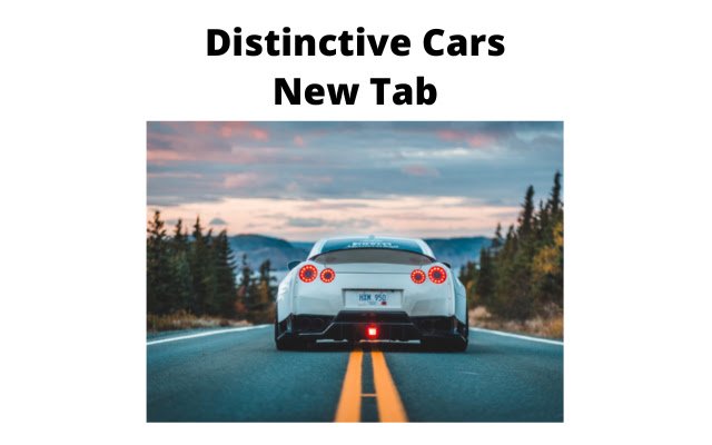 Distinctive cars New Tab  from Chrome web store to be run with OffiDocs Chromium online