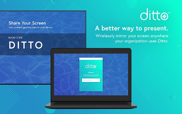 Ditto Connect  from Chrome web store to be run with OffiDocs Chromium online