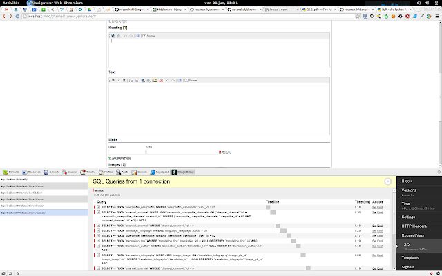 Django Debug Panel mula sa Chrome web store na tatakbo sa OffiDocs Chromium online