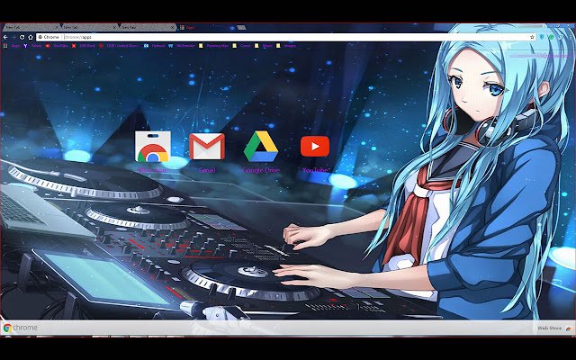 DJ Anime Gal  from Chrome web store to be run with OffiDocs Chromium online