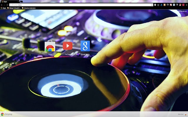 DJ Music  from Chrome web store to be run with OffiDocs Chromium online