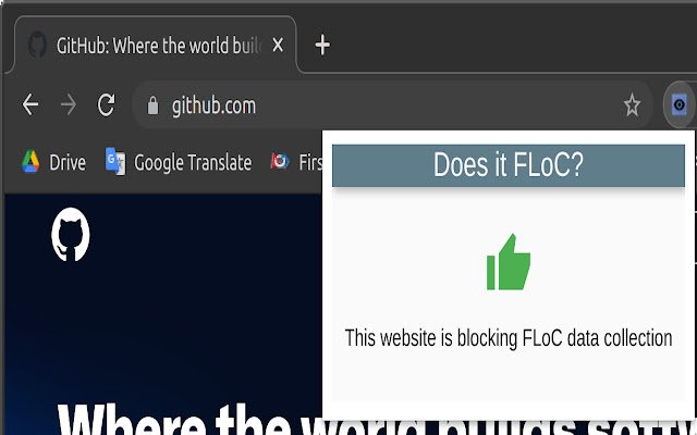 هل هو FLoC من متجر Chrome الإلكتروني ليتم تشغيله مع OffiDocs Chromium عبر الإنترنت