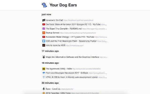 Dog Ear از فروشگاه وب Chrome با OffiDocs Chromium به صورت آنلاین اجرا می شود