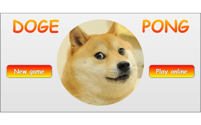 DogePong aus dem Chrome Web Store kann mit OffiDocs Chromium online ausgeführt werden