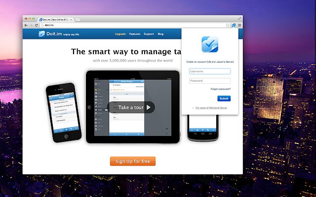 Doit.im  from Chrome web store to be run with OffiDocs Chromium online