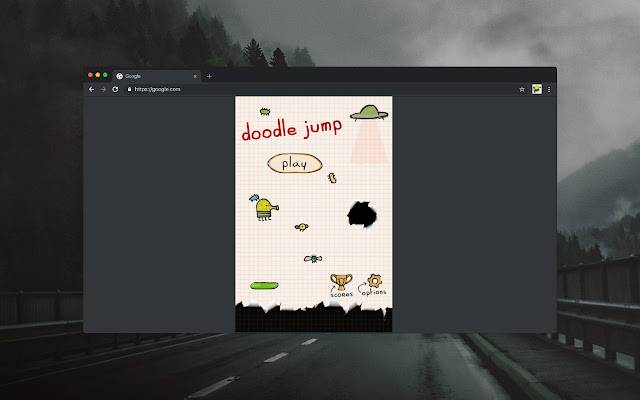 OffiDocs Chromium オンラインで実行される Chrome ウェブストアの Chrome™ 用 Doodle Jump ゲーム