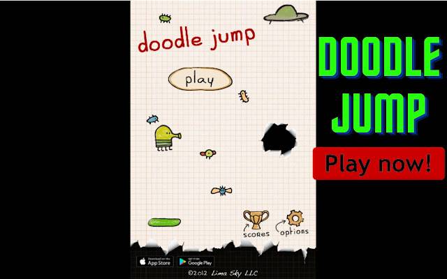 Doodle Jump Unblocked aus dem Chrome Web Store zur Ausführung mit OffiDocs Chromium online