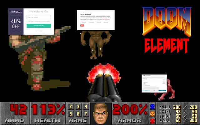 L'élément Doom de la boutique en ligne Chrome doit être exécuté avec OffiDocs Chromium en ligne