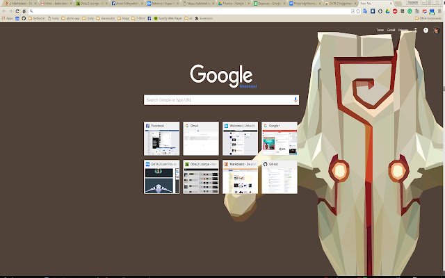 Tema DoTA 2 Juggernaut dal negozio web di Chrome da eseguire con OffiDocs Chromium online