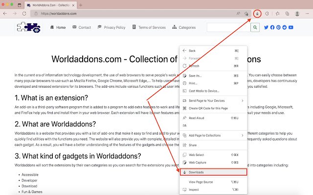 Download Now Button  from Chrome web store to be run with OffiDocs Chromium online