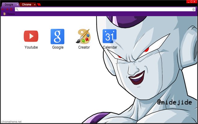 Dragon Ball Z Frieza Theme  from Chrome web store to be run with OffiDocs Chromium online