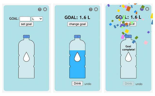 Chrome ウェブストアの Drink Water は OffiDocs Chromium でオンラインで実行できます