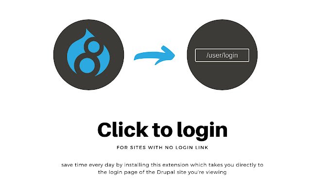 Drupal: ทางลัดเข้าสู่ระบบจาก Chrome เว็บสโตร์ที่จะเรียกใช้ด้วย OffiDocs Chromium ออนไลน์