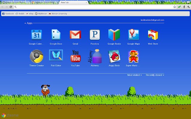 Duck Hunt Theme for Google Chrome™  from Chrome web store to be run with OffiDocs Chromium online