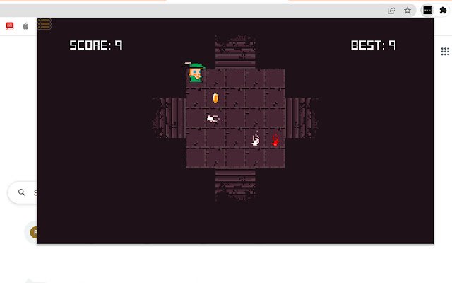 Dungeon Dodge Game  from Chrome web store to be run with OffiDocs Chromium online