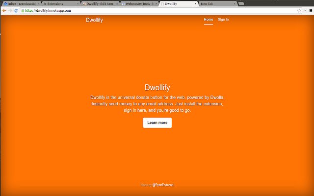 Dwollify aus dem Chrome Web Store zur Ausführung mit OffiDocs Chromium online