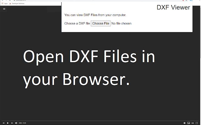 Chrome web mağazasından DXF Görüntüleyici, OffiDocs Chromium çevrimiçi ile çalıştırılacak