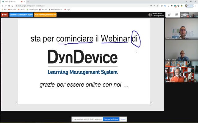 DynDevice Assistance for Meet  from Chrome web store to be run with OffiDocs Chromium online