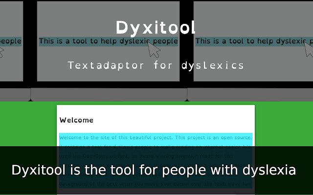 Dyxitool  from Chrome web store to be run with OffiDocs Chromium online