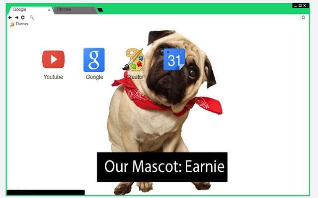 Earnie The Pug  from Chrome web store to be run with OffiDocs Chromium online