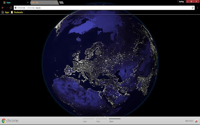 Chrome ウェブストアの Earth Europe が OffiDocs Chromium オンラインで実行