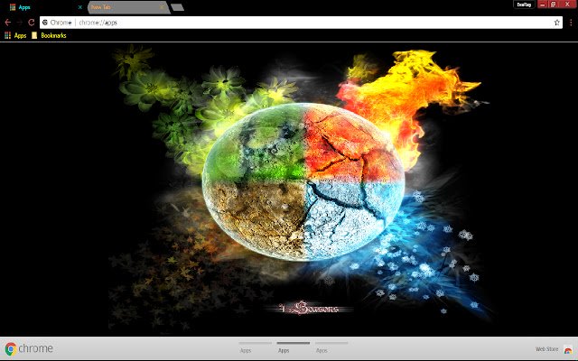 Earth Season  from Chrome web store to be run with OffiDocs Chromium online