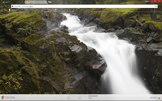 Earth Waterfall из интернет-магазина Chrome будет работать с OffiDocs Chromium онлайн