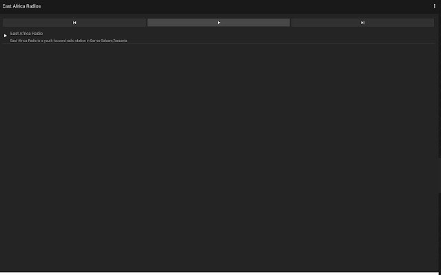 East Africa Radios  from Chrome web store to be run with OffiDocs Chromium online