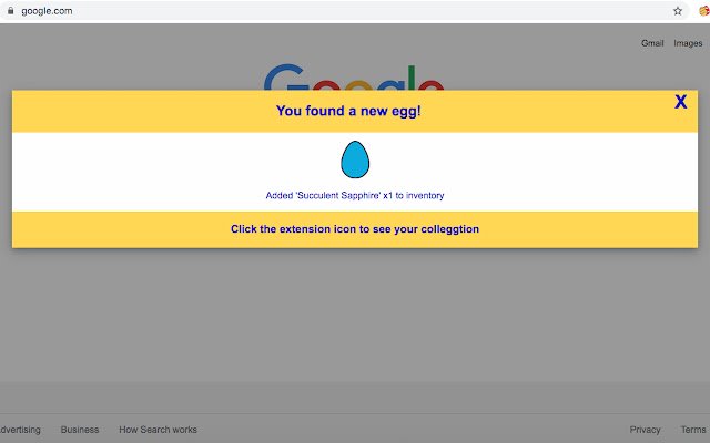 Easter Eggstension  from Chrome web store to be run with OffiDocs Chromium online