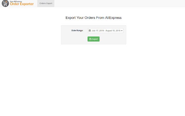 Easy AliExpress Order Exporter desde Chrome web store para ejecutarse con OffiDocs Chromium en línea